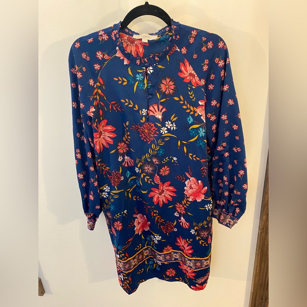 Loft Floral Print Dress